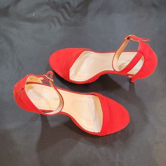 BRAND NEW FOREVER PLATFORM HIGH HEELS STILETTO PUMPS SANDALS - Picture 6 of 16